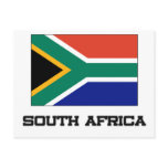 South Africa Flag Post Card