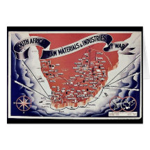 South Africa Raw Materials & Industries It War Card
