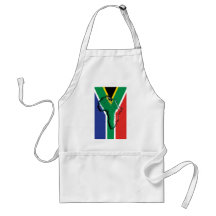 South Africa RSA African flag Apron