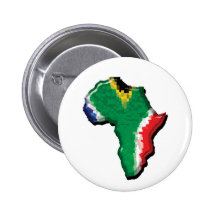 South Africa RSA African flag badges Pin