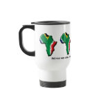 South Africa RSA African flag travel mug