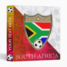 South Africa Soccer 1" Binder