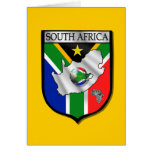 South Africa soccer football lovers greeting cards