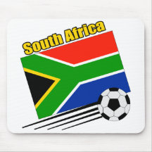 South Africa Soccer Team Mouse Mats