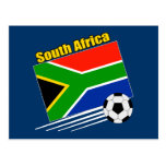 South Africa Soccer Team Postcard