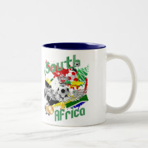 South Africa soccer wings football explosion Mug
