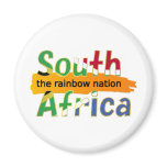 South Africa: the rainbow nation magnets