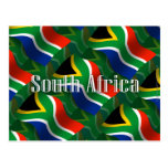 South Africa Waving Flag Postcards