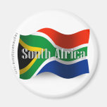 South Africa Waving Flag Refrigerator Magnet