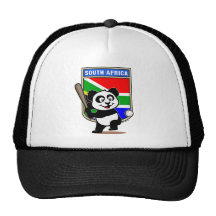South African Baseball Panda Hat