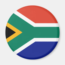 South African Flag Fridge Magnet