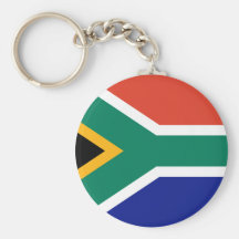 South African Flag Keychain