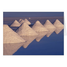 South America, Bolivia. Salar de Uyuni Greeting Cards