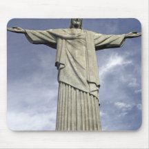 South America, Brazil, Rio de Janeiro. Christ Mouse Pads