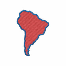 South America Embroidered Polo Shirt