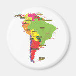 South America Fridge Magnets