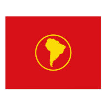 South America (Proposal) flag Postcard