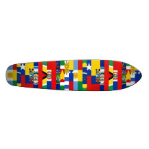 South American Flags Skateboard