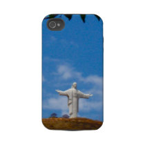 South American Statue of Jesus Christ Tough Iphone 4 Cover