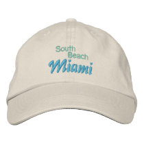 SOUTH BEACH cap Embroidered Baseball Caps