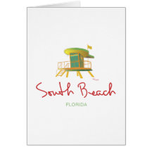 South Beach Lifeguard Station Card