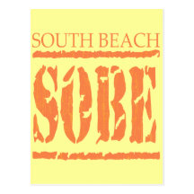 SOUTH BEACH SOBE POST CARDS