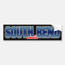 South Bend Bumper Bumper Sticker