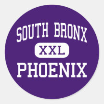 South Bronx - Phoenix - High - Bronx New York Round Stickers