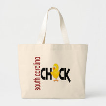 South Carolina Chick 1 Tote Bags