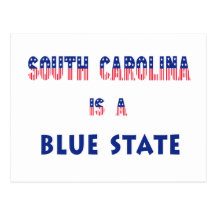 South Carolina is a Blue State Post Card