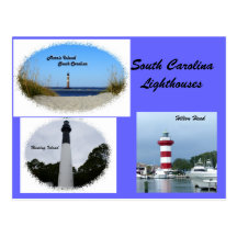 South Carolina Lighthouses Postcard