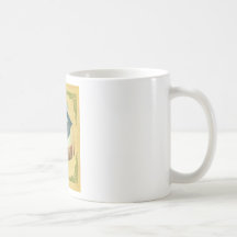 South Carolina Map With Lovely Birds Mugs