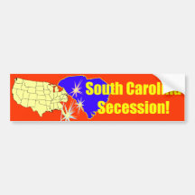 South Carolina Secession! Bumper Stickers