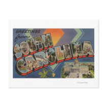 South Carolina (State Capital/Flower) Post Card