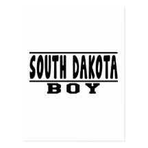 South Dakota Boy Designs Post Cards