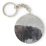 South Dakota Buffalo Nature Picture Key Chain