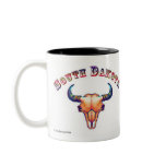 South Dakota Buffalo Skull Coffee Mug