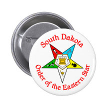 South Dakota Eastern Star Button