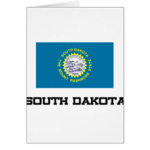 South Dakota Flag Card