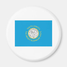 SOUTH DAKOTA FLAG FRIDGE MAGNET