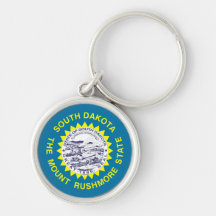 South Dakota Flag Keychains