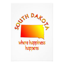SOUTH DAKOTA Happiness Invite