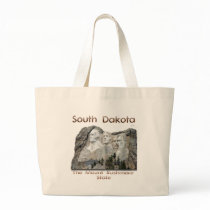 South Dakota Mount Rushmore Canvas Bags