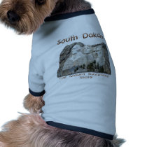 South Dakota Mount Rushmore Doggie Tee Shirt