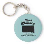 South Dakota - North Dakota's spring break Keychain