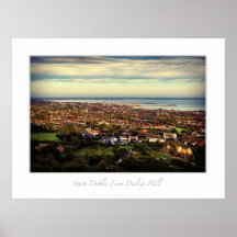 South Dublin From Dalkey Hill Print