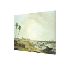 South East View of Fort St. George, Madras, plate canvas prints