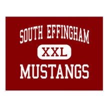 South Effingham - Mustangs - Middle - Guyton Post Card