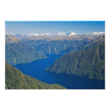 South Fiord, Lake Te Anau, Fiordland National Photo Print