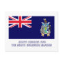 South Georgia &  S Sandwich Islands Flag with Name